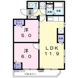 ルジーナ　ベルデの物件間取画像